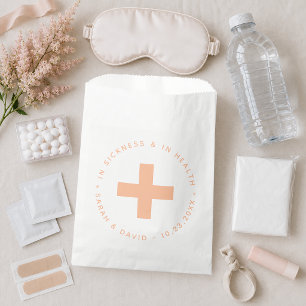 Pfirsich-Notfall-Kit In Krankheit und Gesundheit Geschenktütchen