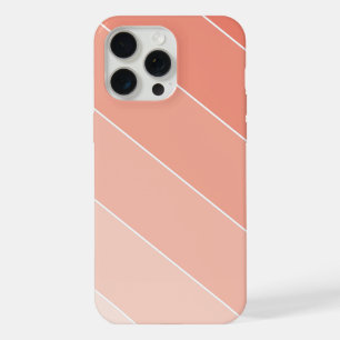 Pfirsich-Ombre-Streifen iPhone 15 Pro Max Hülle
