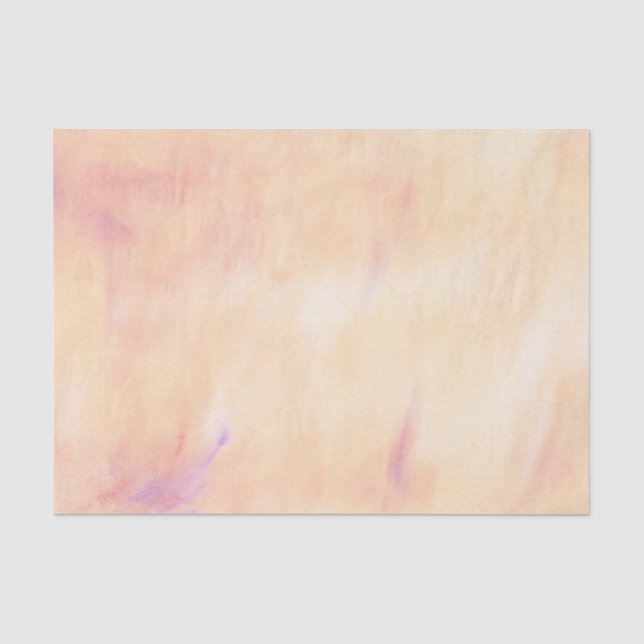 Pfirsich-rosa MarmorAquarell-Muster Seidenpapier (Vorderseite)