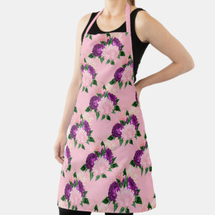 Pfirsich-, Rosa- und Lavendel-Serie Design 11  Schürze