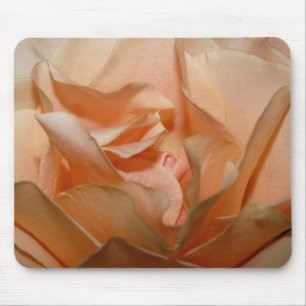 Pfirsich-Rosen-Blumenblätter mousepad