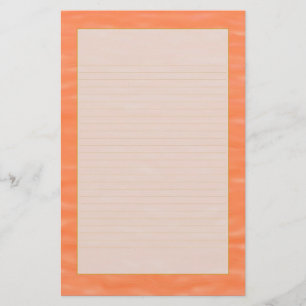 "Pfirsich-Sonnenuntergang-Wasser-" feines Briefpapier