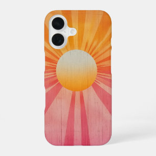 Pfirsich-Strahlungs-Handyhülle iPhone 16 Hülle