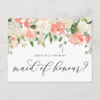 Pfirsich und Elfenbeinküste Blume sind meine Trauz