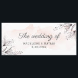 Pfirsich und graue Blüten Blüte auf der Hochzeit d Menükarte<br><div class="desc">Diese eleganten, horizontalen Kopftischkarten, die mit unserer Kollektion "Peach and Gray Romantic Wedding" abgestimmt sind, eignen sich perfekt für einen einfachen und romantischen Hochzeitsempfang. Das Design dieser doppelseitigen Kontur zeichnet sich durch ein stilvolles und stilvolles Blumendesign in einem zarten pfirsichfarbenen Hintergrund aus. Bearbeiten Sie die Vorlagenfelder einfach, um die Karte...</div>