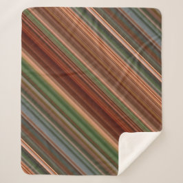 Pfirsich und Grünstreifen im Herbst Sherpadecke