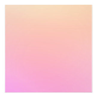 Pfirsich und rosa Farbverlauf Fotodruck