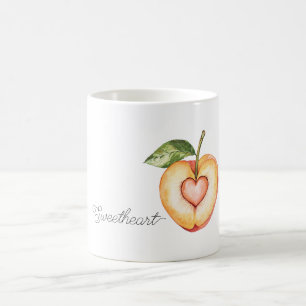 Pfirsich-Verlobter Kaffeetasse