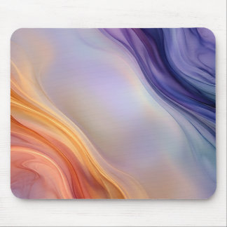 Pfirsich-Violette Fluid-Ströme-Mauspad Mousepad