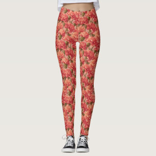 Pfirsich-Yoga-Nelken-Anhänger-Geschenke für Oma Leggings