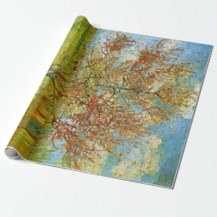 Pfirsichbaum in Blüte von Vincent van Gogh Geschenkpapier