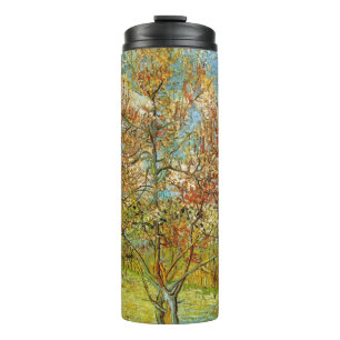 Pfirsichbaum in Blüte von Vincent van Gogh Thermosbecher