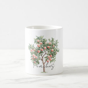 Pfirsichbaum Pfirsiche Kaffeetasse