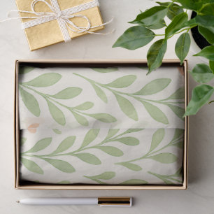 Pfirsichblüten-Aquarell-Geschenkpapier — Elegant Seidenpapier