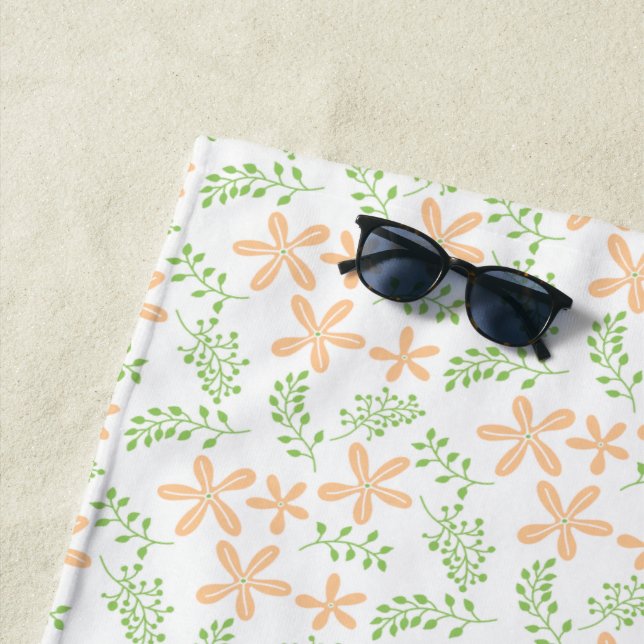 Pfirsichblüten Strandtuch (Beispiel)