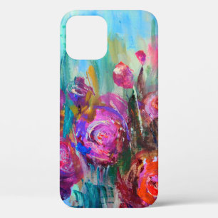 Pfirsichblütenschrei, moderne Gemälde, Öl auf ca. Case-Mate iPhone Hülle