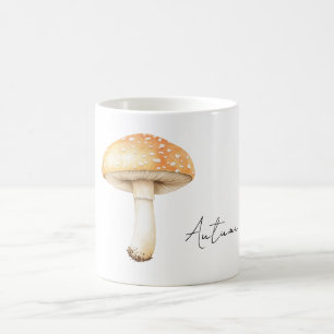 Pfirsichcreme-Pilz Kaffeetasse