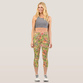 Pfirsiche am Baum Capri Leggings