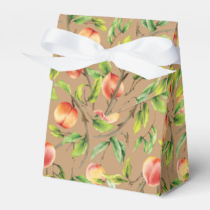 Pfirsiche am Baum Geschenkschachtel