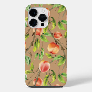 Pfirsiche am Baum iPhone 14 Pro Max Hülle