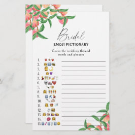 Pfirsiche - Brautparty Emoji pickgame