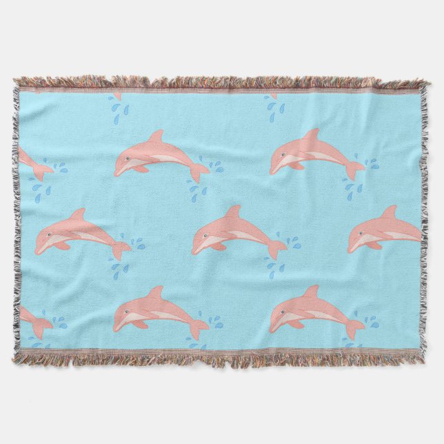 Pfirsiche der rosa Dolphin Decke (Vorderseite)