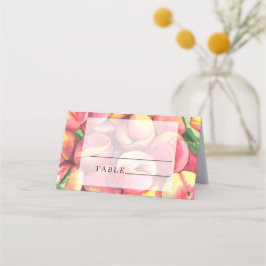 Pfirsiche - Hochzeiten Platzkarten