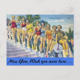 Pfirsiche in Florida Postkarte