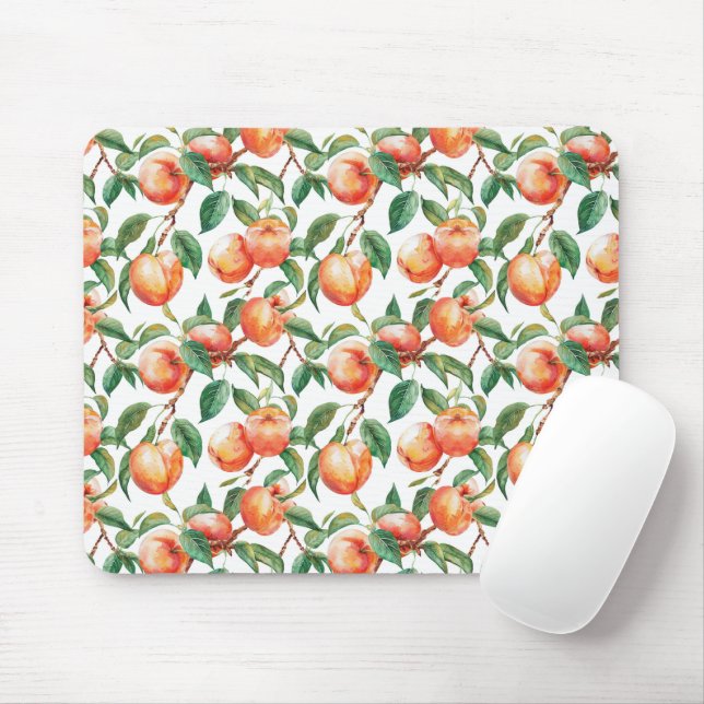 Pfirsiche Obst   Mousepad (Mit Mouse)