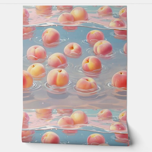 Pfirsiche Tapete (Abrollen)