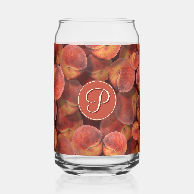 Pfirsiche trinken Glas (Links)