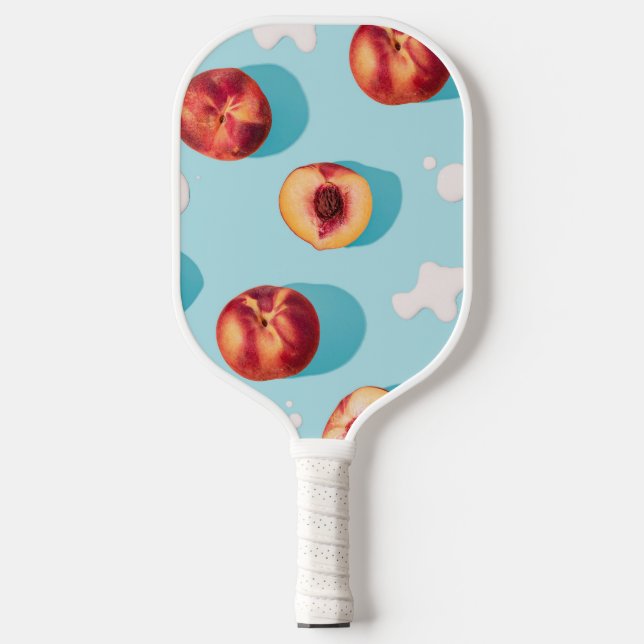 Pfirsiche und Creme Pickleball Paddleboard Schläger (Vorderseite)
