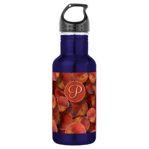 Pfirsiche Wasserflasche