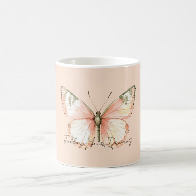Pfirsichfalter Kaffeetasse (Mittel)