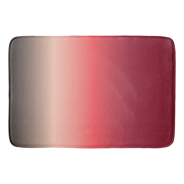 Pfirsichfarben Badematte (Vorderseite)