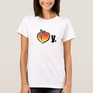 Pfirsichfarben T-Shirt