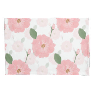 Pfirsichfarbene Rose Pinselstrich Pinselstriche Gi Kissenbezug