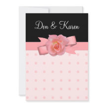 Pfirsichfarbene Wedding Rosen-Polka-Punkte