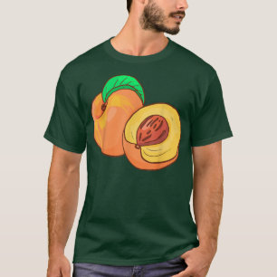 Pfirsichfrüchte Lebensmittel Vegan Vegetarisch T-Shirt