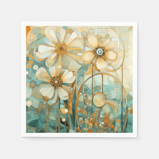 Pfirsichgarten 3 serviette (Vorderseite)