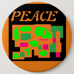 Pfirsichgrün und rosa Logo-Design Button