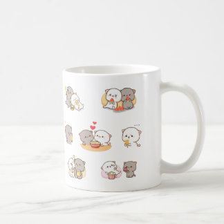 Pfirsichkatze Kaffeetasse