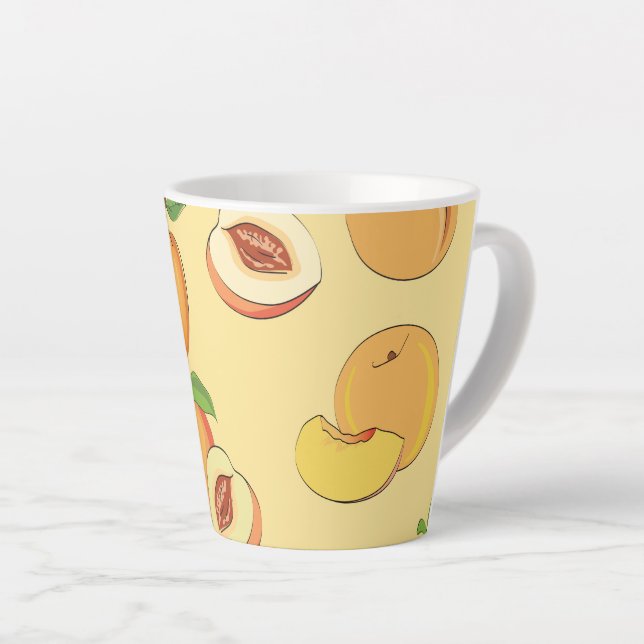 Pfirsichmuster 7 milchtasse (Rechte Ecke)