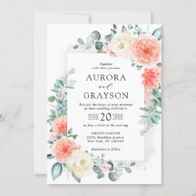 Pfirsichpastel Pink Bläserne Hochzeit im Sommer
