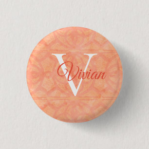 Pfirsichrosa Button