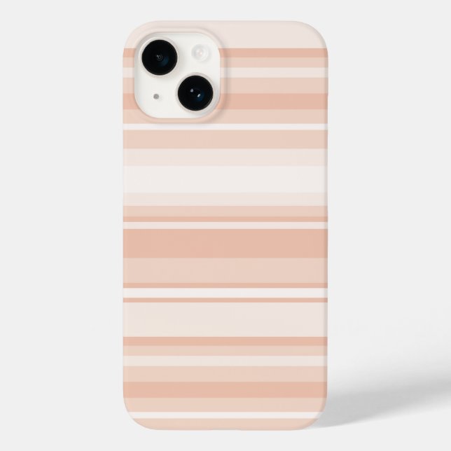 Pfirsichstreifen Case-Mate iPhone 14 Hülle (Rückseite)