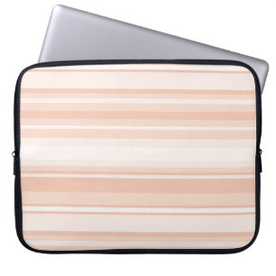 Pfirsichstreifen Laptopschutzhülle