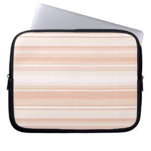 Pfirsichstreifen Laptopschutzhülle