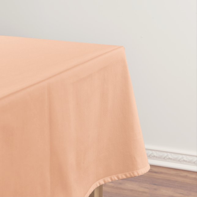 Pfirsichweich Solid Tischdecke (Beispiel)
