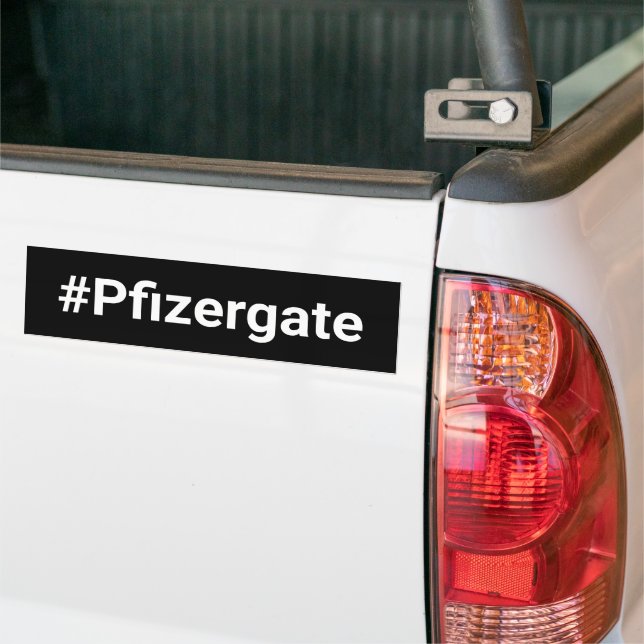 #Pfizergate Autoaufkleber (Auf Lkw)